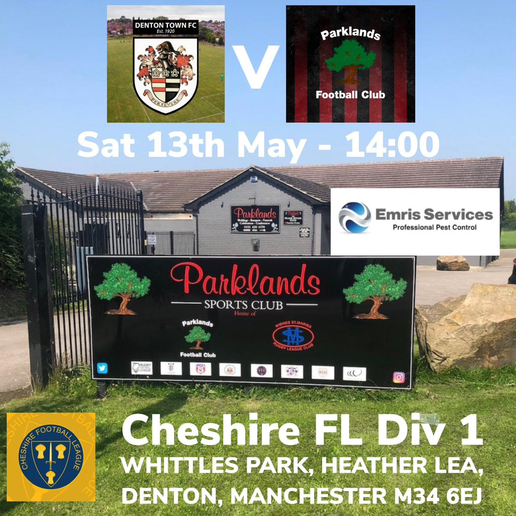 dslcc1's tweet photo. Good luck to our neighbours @dentontown_fc who can win promotion with a win today. Good luck guys ⚽️ https://t.co/yoqL7CttQw