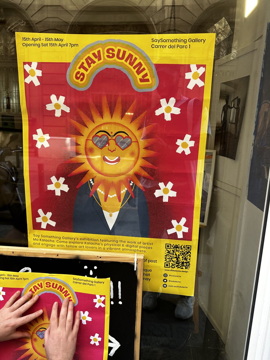 GM 🌞 
10 days left for my solo physical / digital exhibition in Barcelona. 
I will do a special event on the closing 🌞👋❤️❤️ 

#staysunny