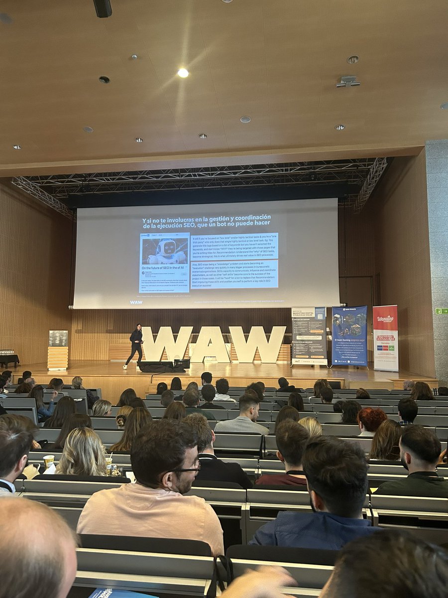 👉🏻Hoy toca día de socializar con colegas de sector y ponencias interesantes.

#WAW23 <a href="/waw_mc/">WAW Marketing Congress</a>