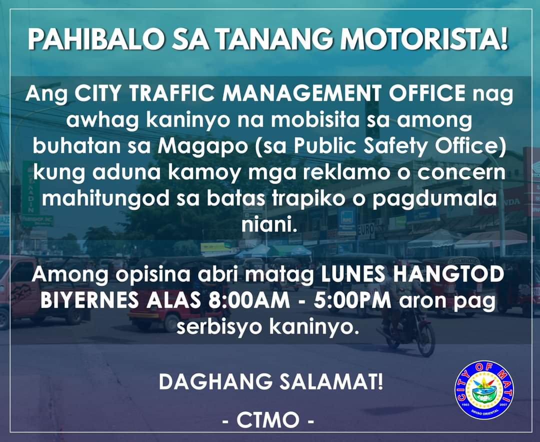 maticitylgu's tweet photo. PAHIBALO SA TANANG MOTORISTA! https://t.co/bzW9Ts35W6