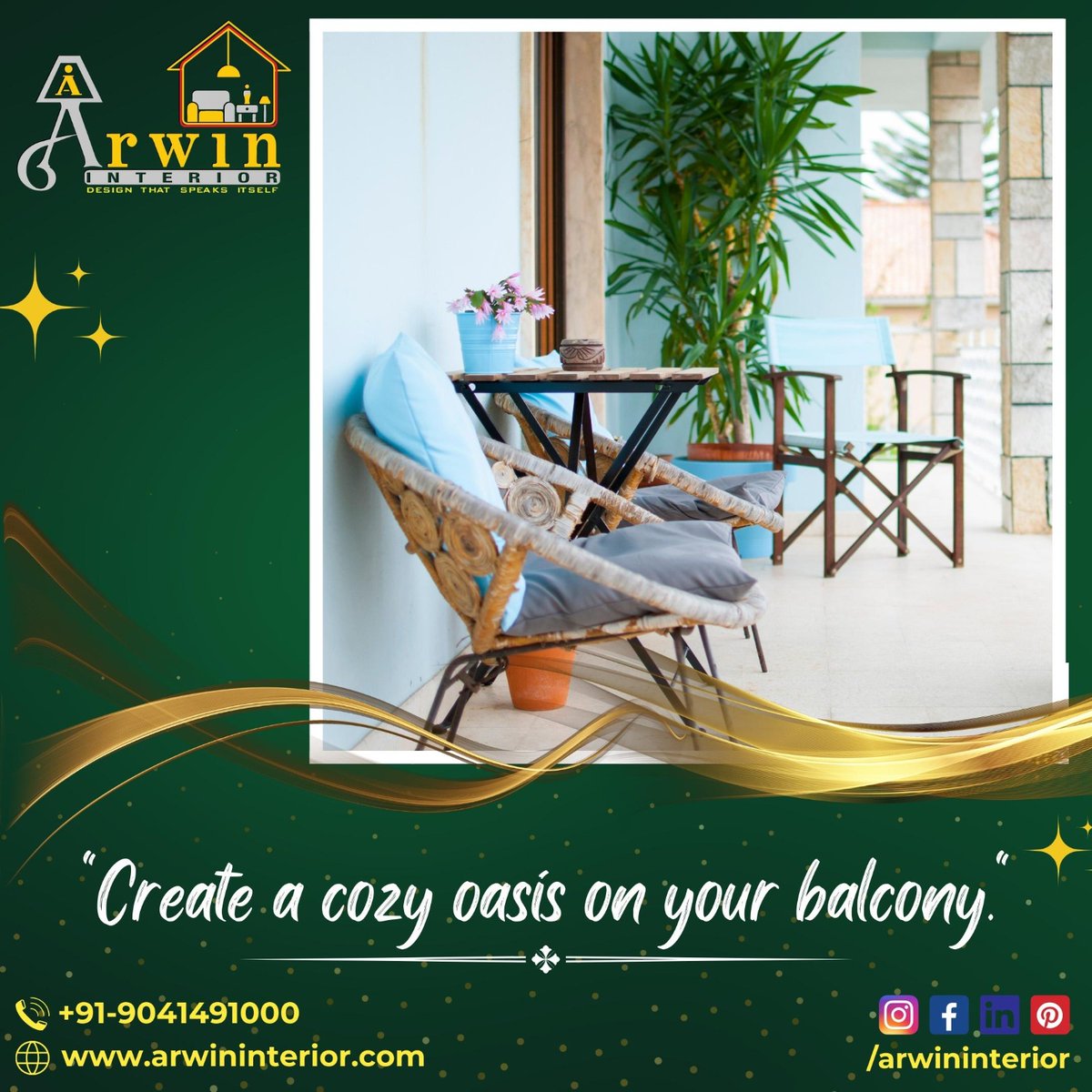 InteriorArwin's tweet photo. A BALCONY is a small outdoor space that can have a big impact on your daily life. It's a place where you can soak up some fresh air, enjoy the SUNSHINE, and take in the views of your surroundings.

#balcony #outdoorliving #oasis #outdoordecor #freshair #chandigarh #zirakpur https://t.co/vleSOoZkyn