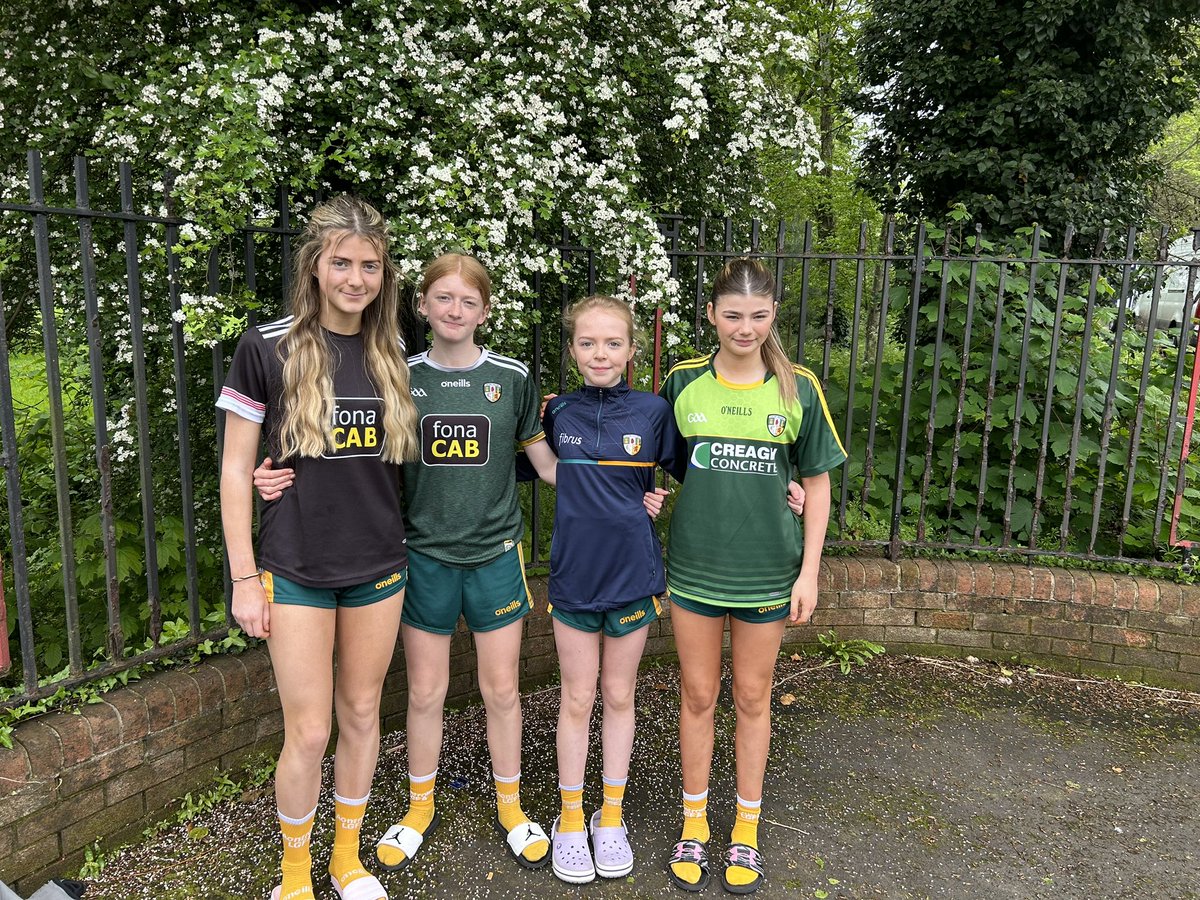 Debbie Murray (@debbiem81) on Twitter photo Good luck to our <a href="/StPaulsGAC/">CLG Naomh Pól, Béal Feirste 🅾️</a> girls Aoife, Orla, Orlaith and Amy who today are playing Fermanagh in the All Ireland 1/4 finals 💛♥️<a href="/AntrimLGFA/">Antrim LGFA</a> <a href="/CiaraGault/">Ciara Gault (Nelson)</a> <a href="/patrickmcgoart/">Patrick McGroarty</a> Good luck to our <a href="/StPaulsGAC/">CLG Naomh Pól, Béal Feirste 🅾️</a> girls Aoife, Orla, Orlaith and Amy who today are playing Fermanagh in the All Ireland 1/4 finals 💛♥️<a href="/AntrimLGFA/">Antrim LGFA</a> <a href="/CiaraGault/">Ciara Gault (Nelson)</a> <a href="/patrickmcgoart/">Patrick McGroarty</a>