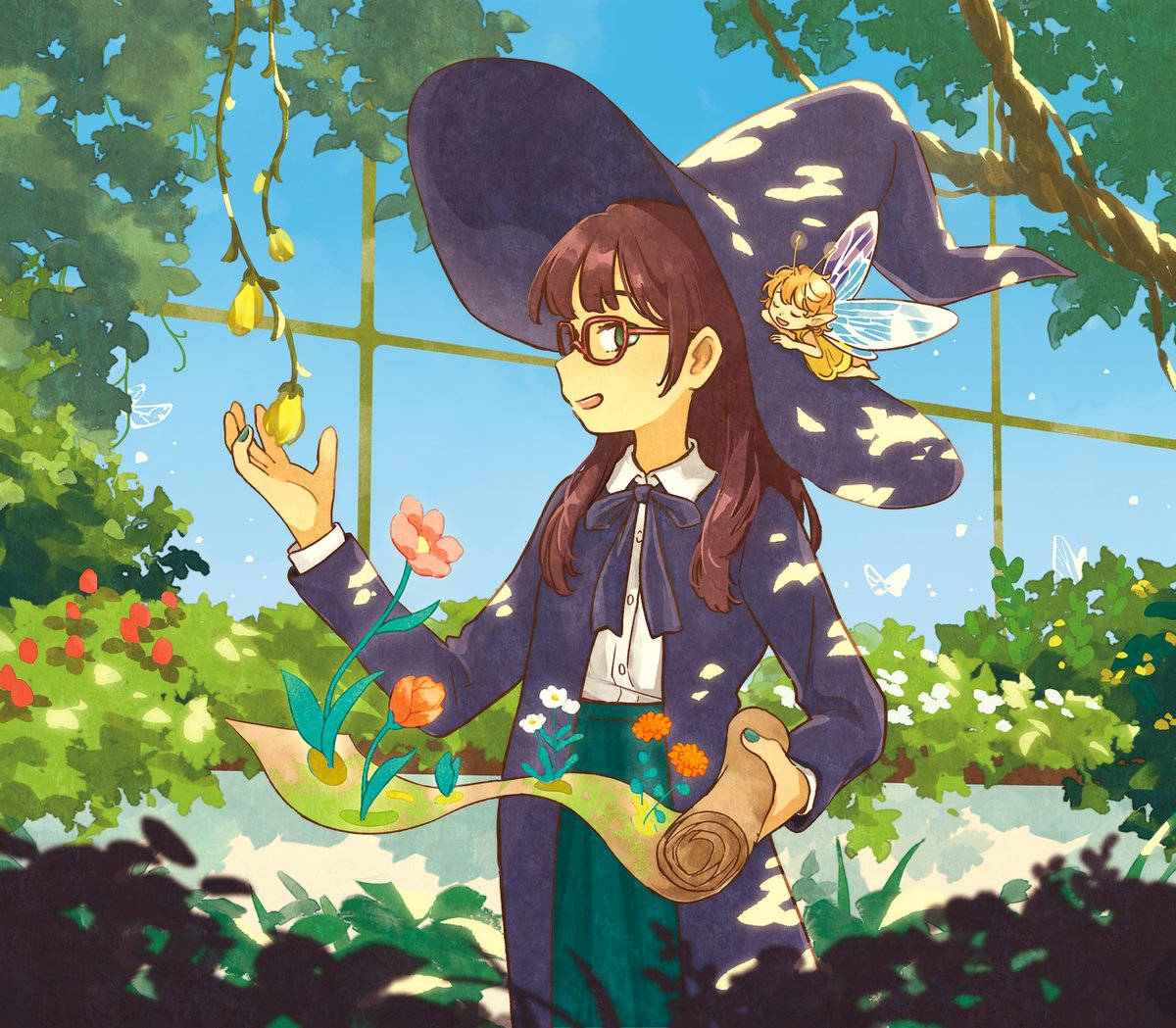 「私たちのガーデン」|もなかのイラスト