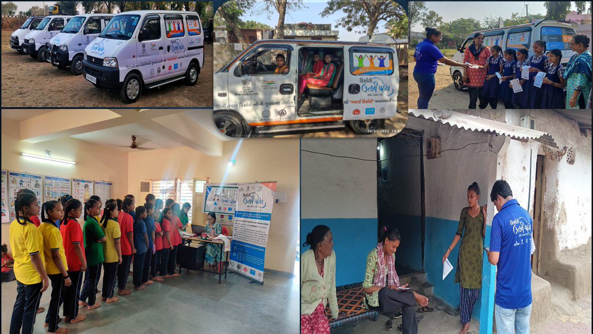 TusharSumeraIAS's tweet photo. “Kishori Utkarsh Pahel” initiative of a District Administration, Bharuch reached out to 4180 adolescent girls if Jhagadia Taluka in just 4 months. Special training &amp; exposure on various issues given.
@CMOGuj @PMOIndia @InfoGujarat @MinistryWCD @MoHFW_INDIA @IASGujarat https://t.co/6VTegXiWVy