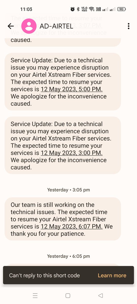 ashwinraut111's tweet photo. @airtelindia @Airtel_Presence 
Since issue not resolved 
071212460401_dsl
20004937616 https://t.co/43uxfxqg9p