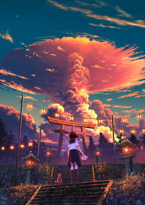 「skirt sunset」 illustration images(Latest)｜4pages