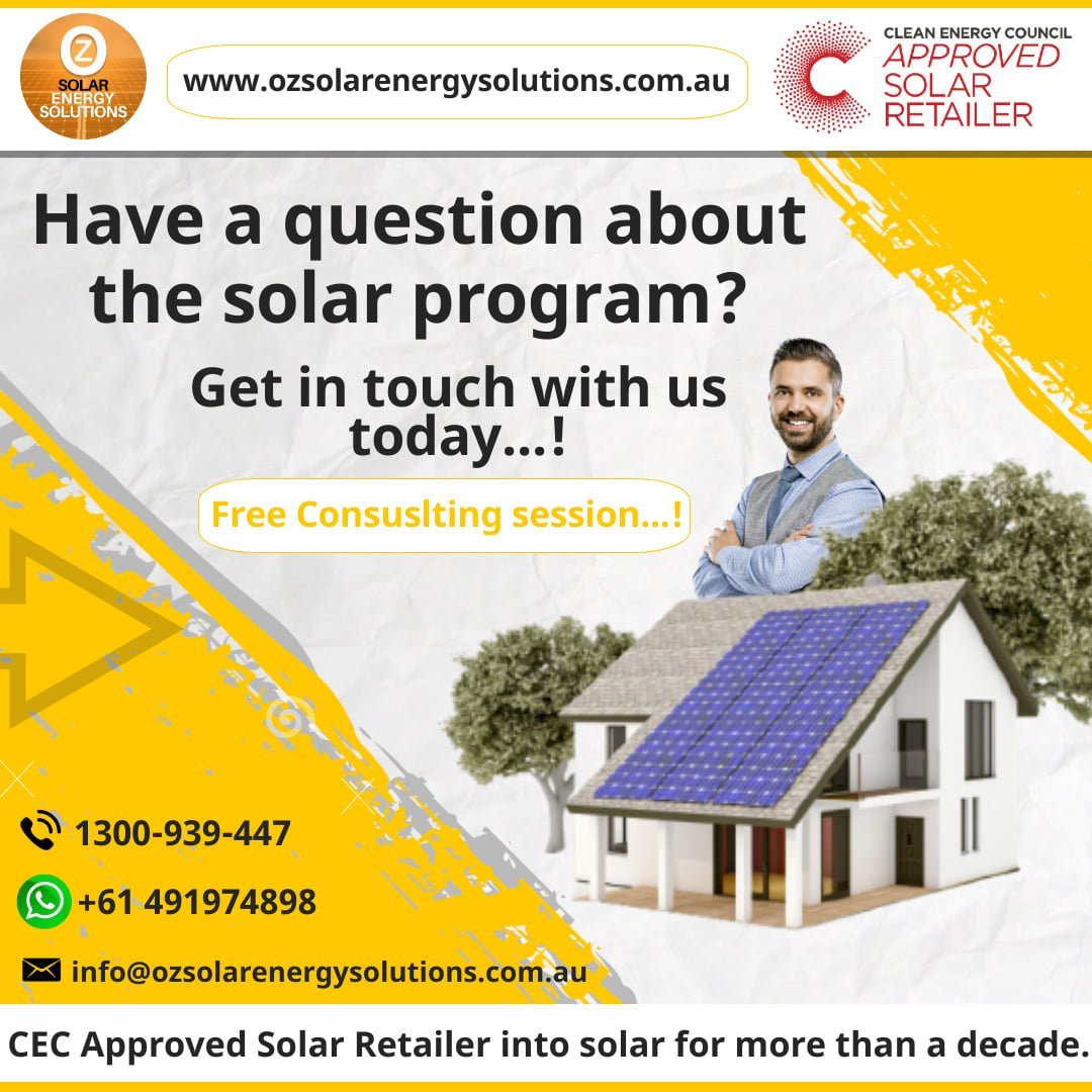 ozsolarenergysolutions Are you having any queries regarding the solar program? Then talk to an expert and get your queries solved with a free consulting session.
.
#ozsolarenergysolutions #Businessman #businessowner #Rebates #opportunity #ozsolarenergy #anyqueries #TalkToExperts