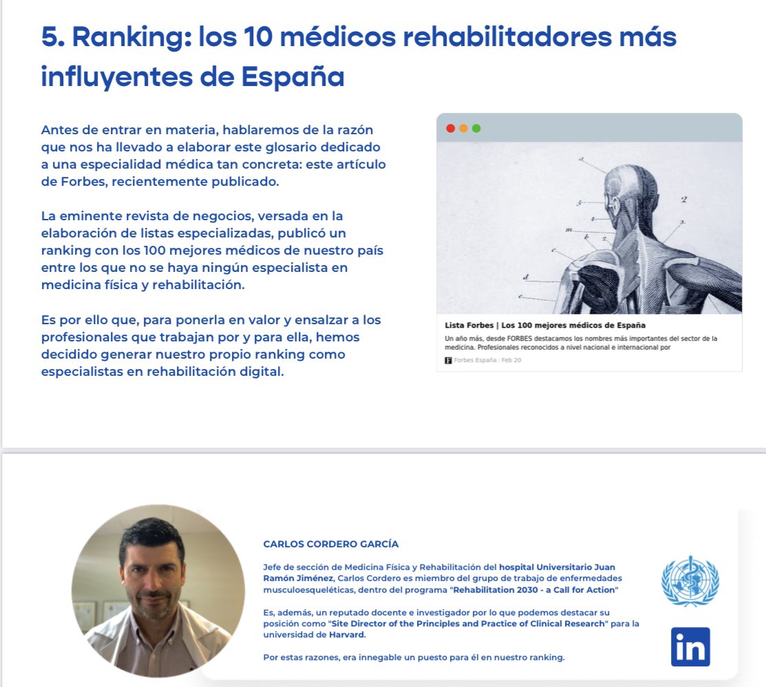 Muchas gracias a <a href="/trakphysio/">TRAK</a> por considerarme uno de los 10 médicos rehabilitadores más influyentes del país junto a compañeros tan admirados, y sobre todo gracias por visibilizar la especialidad de Medicina Física y Rehabilitacion.