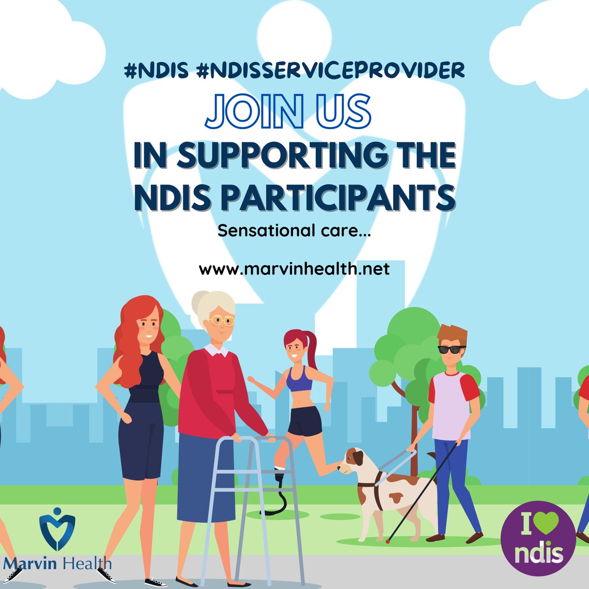 Empowering individuals with disabilities to live their best lives. 
#NDIS #NDISServiceProvider #NDISSupport #MarvinHealth