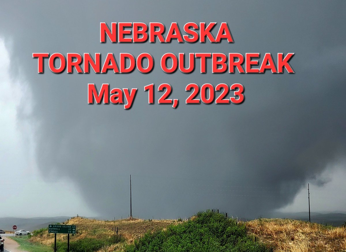 SimonStormRider's tweet photo. Massive Nebraska Tornado Outbreak Footage May 12, 2023:
Several large, wedge-shaped twisters during a coldcore event on steroids!
A few significant tornadoes over the scenic rolling Sandhills.
w/ Juston Drake &amp; Simon Brewer
https://t.co/Zg5eR6sKLm https://t.co/rTD844srx6