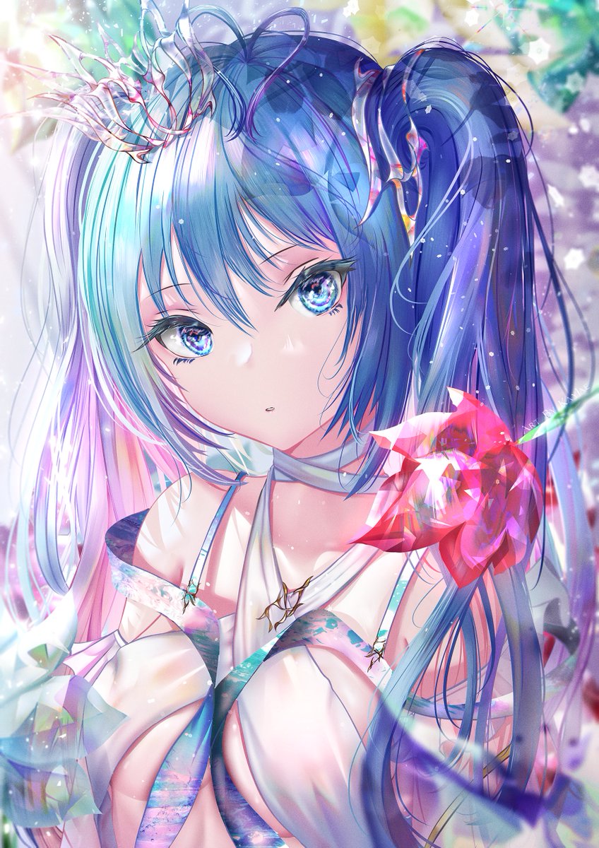 「QRT with your blue art 」|KayJaeのイラスト