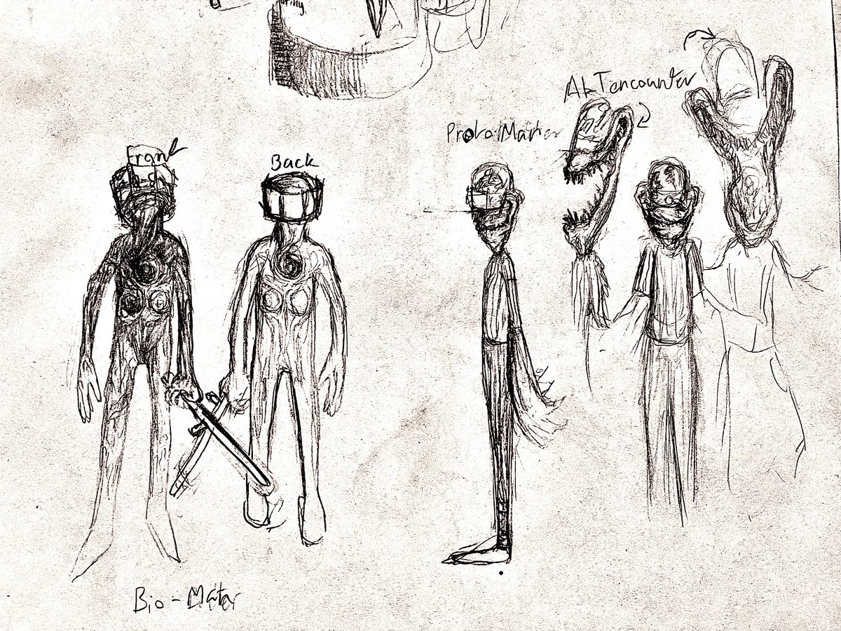 SoyDeans's tweet image. a bit dusty but enemy concepts for #saccharin an #OFFfangame which you could totally call an #OFF love letter, which is directed by @Rcse_bud and co directed by me

you could say this is quite the #saccharinSWEEP 

.