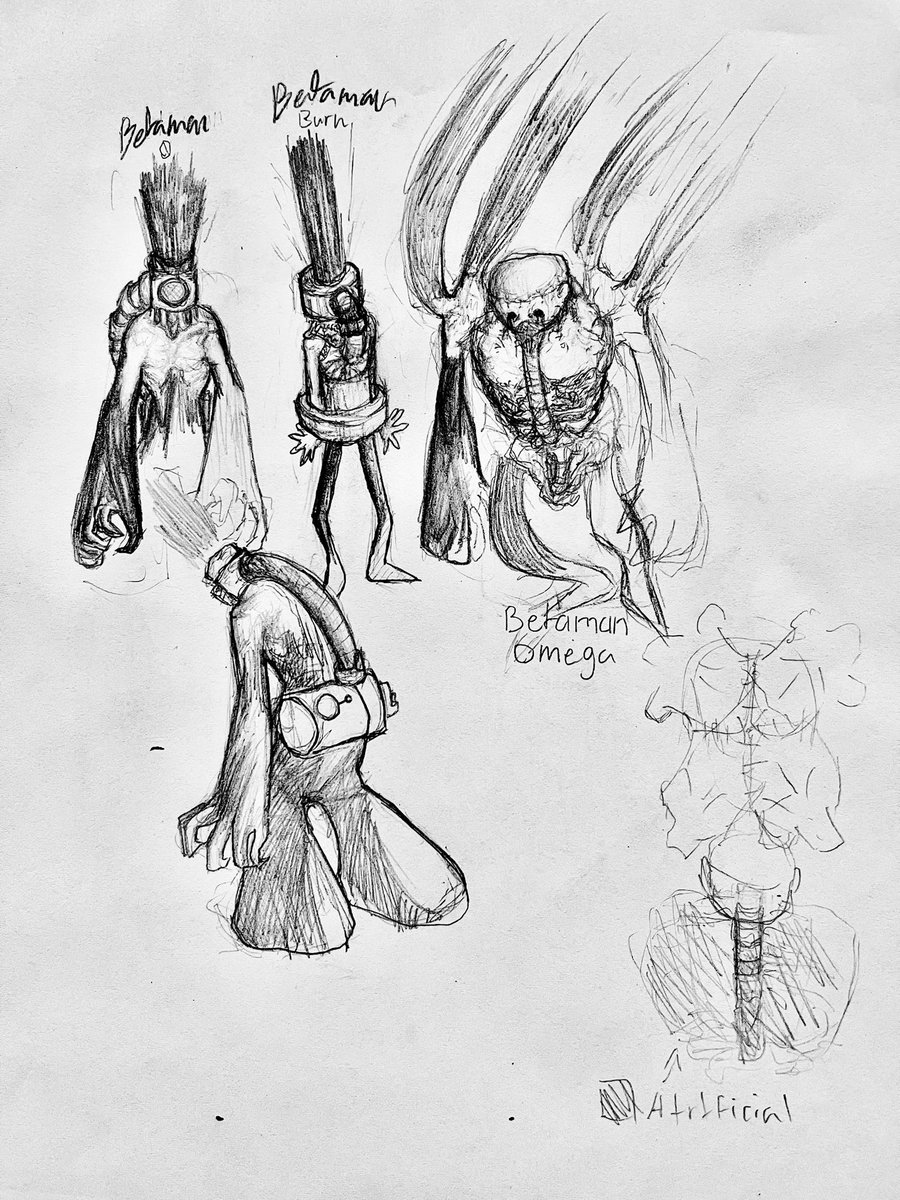 SoyDeans's tweet image. a bit dusty but enemy concepts for #saccharin an #OFFfangame which you could totally call an #OFF love letter, which is directed by @Rcse_bud and co directed by me

you could say this is quite the #saccharinSWEEP 

.