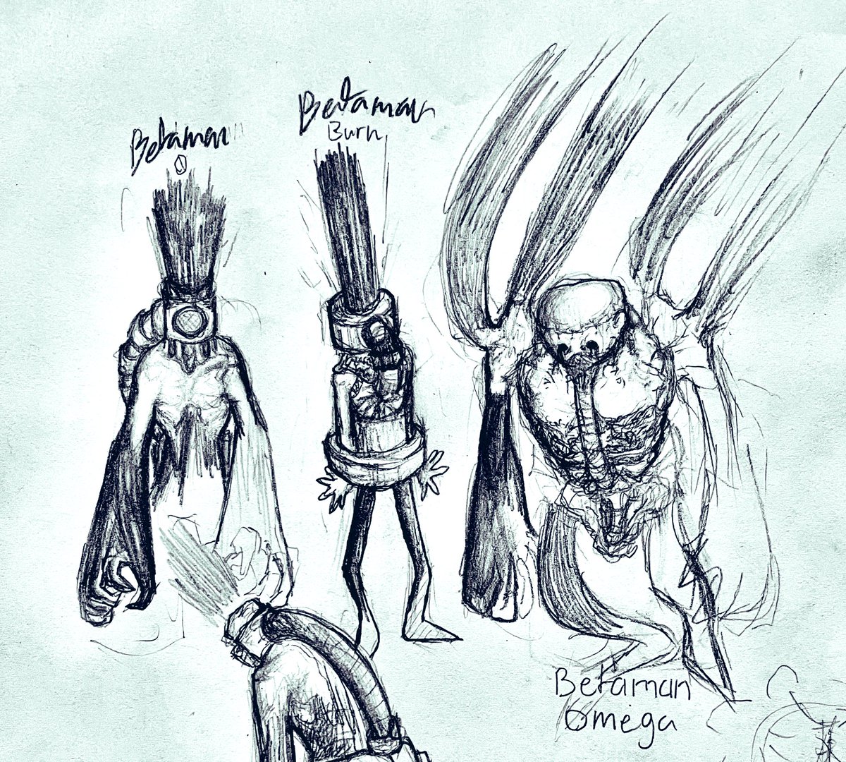 SoyDeans's tweet image. a bit dusty but enemy concepts for #saccharin an #OFFfangame which you could totally call an #OFF love letter, which is directed by @Rcse_bud and co directed by me

you could say this is quite the #saccharinSWEEP 

.