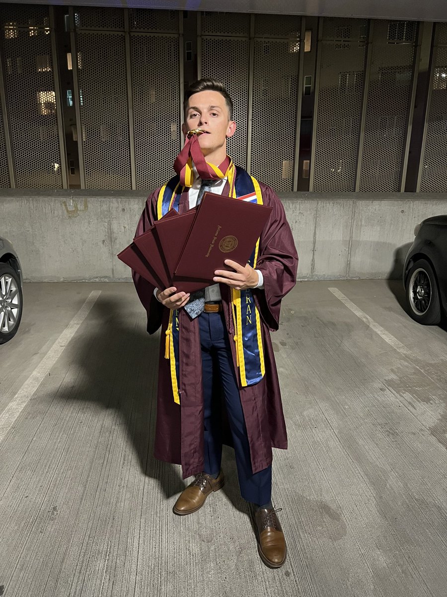 3.5 years. 3 degrees. Honors distinction. #ASUgrad