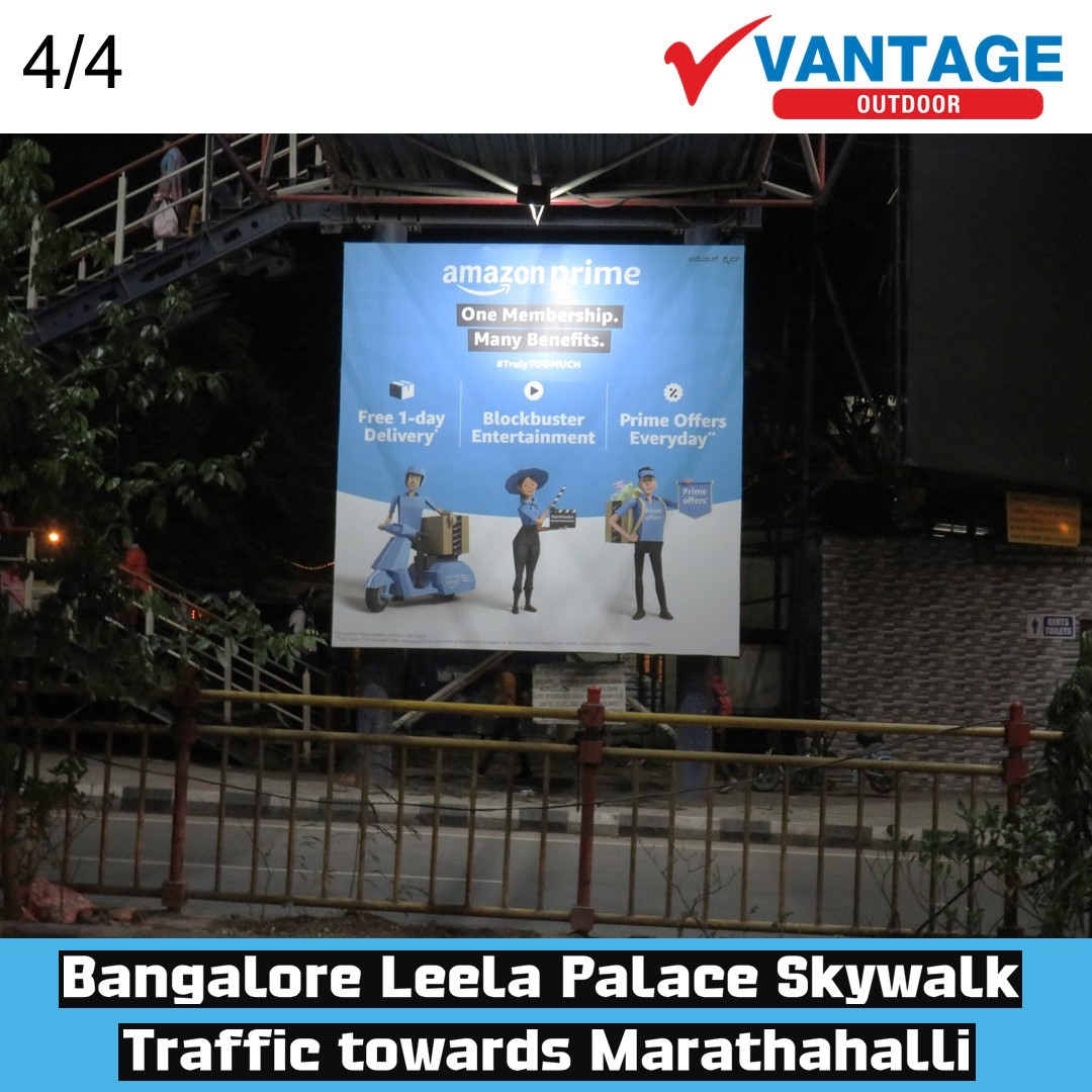 VantageOutdoor's tweet photo. Bangalore Leela Palace Skywalk Traffic towards Marathahalli, for booking ☎️9500005749 or 🌐https://t.co/R3ctqNXUbp
#skywalkadvertising #amazonprime #amazon #amazonprimevideo #amazondeals #amazonshopping #primeoffers #amazonmembership #primemembership #skywalkads #bangalore https://t.co/KbtHLQBjR4