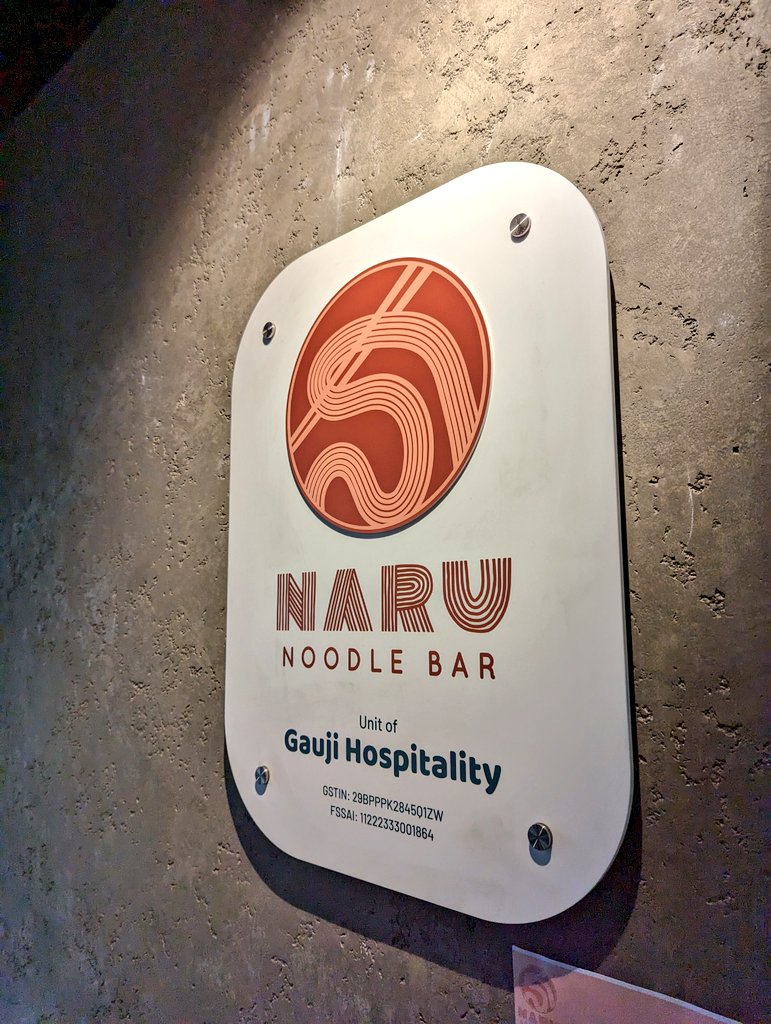 Dinner last night was probably the best meal I've had in a while. 
Thanks to a hat tip from <a href="/_waabi_saabi_/">enthu-cutlet 🍜</a>, I managed to go eat <a href="/eatnaru/">Naru Noodle Bar</a> where Chef Kavan spells magic in his Ramen bowls. 
Is this the best Ramen in Bangalore? Of course..
Possibly among the best in India.