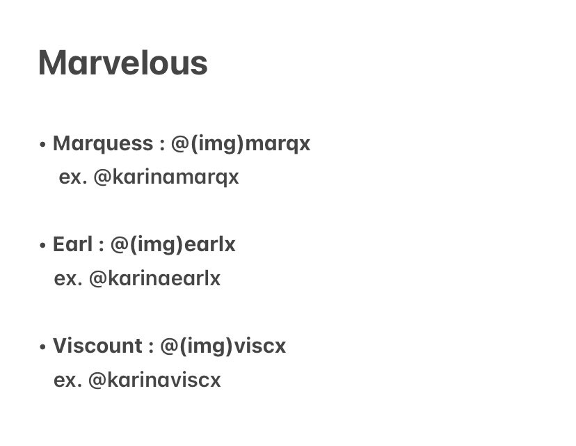 ‼️ pls rt ‼️

รบกวนสอบถามนะคะ มีแฟมไหนใช้ชื่อแฟม Marvelous ( มาร์เวิลลัส / มาร์เวลลัส ) และชื่อรุ่นตามภาพด้านล่างไปแล้วรึยังคะ หากมีแฟมไหนใช้แล้ว รบกวน dm หลังไมค์มาภายใน 3 วันหน่อยนะคะ ( ภายใน 16 พฤษภา ) หากไม่มีการติดต่อใดๆมา ขออนุญาตเปิดแฟมชื่อนี้เลยนะคะ ขอบคุณค่ะ 🙏🏻

#โปรแฟม