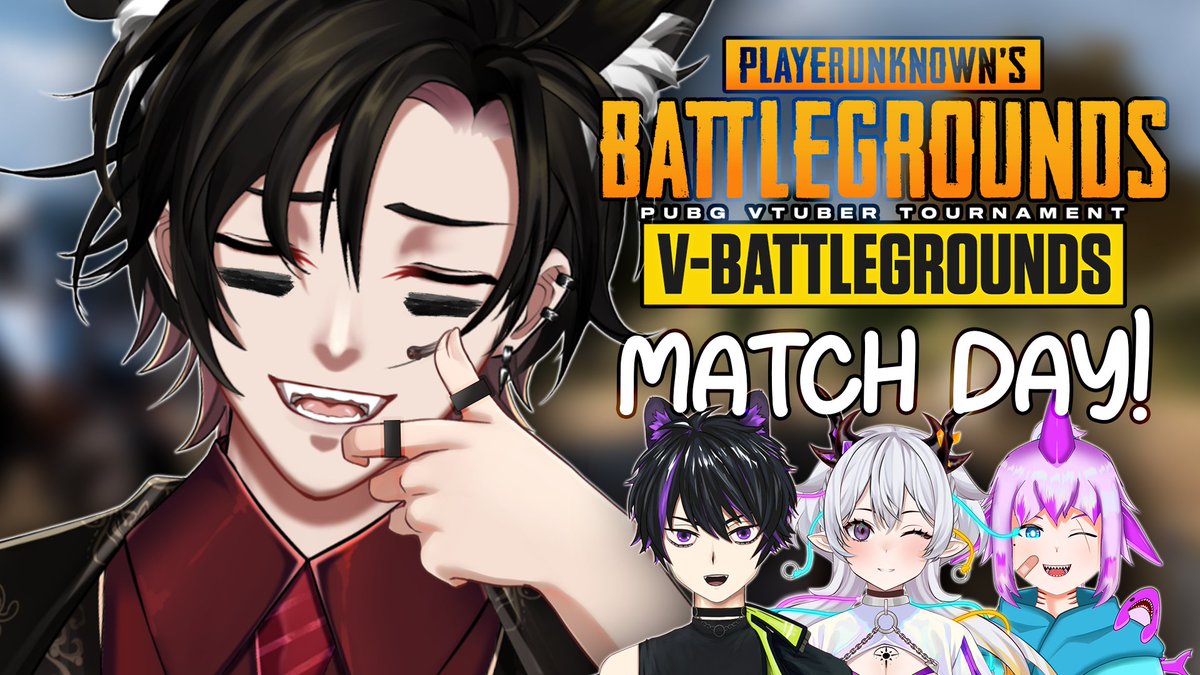 gingehenna's tweet photo. Malam ini match day Turney V-BATTLEGROUNDS! Stream ini bakal di beri delay 5 menit sebagai bagian dari peraturan turney juga untuk mencegah stream snipe! #VBATTLEGROUNDS

with @KureyaRize @ArpinaHelios &amp; @catseed_ch 
wish us luck~

🕒 19.00 WIB / GMT+7
🦊 https://t.co/sEjLq5rS6T https://t.co/of2i6K0qRD