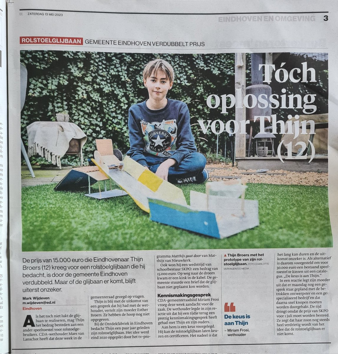 Uitvinder Thijn staat weer in de krant!

Vandaag vieren weer 6 jonge Uitvinders hun kinderfeestje bij ons. Benieuwd waarmee zij beroemd gaan worden!

#walloffame👇
deontdekfabriek.nl/uitvinder-jarig