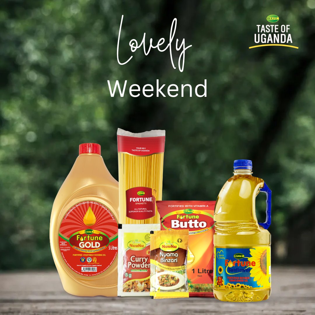 BidcoUganda's tweet image. "Weekend vibes: relaxation mode on."
Keep it Fortune Family! Cook to your Best!
#WeekendMeals #FortuneUg #BidcoUganda