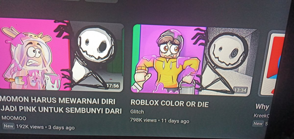 zapdolare's tweet photo. @glitchplays someone steal your thumbnail from an Indonesia user name MOOMOO https://t.co/dQ3vPkOB7G