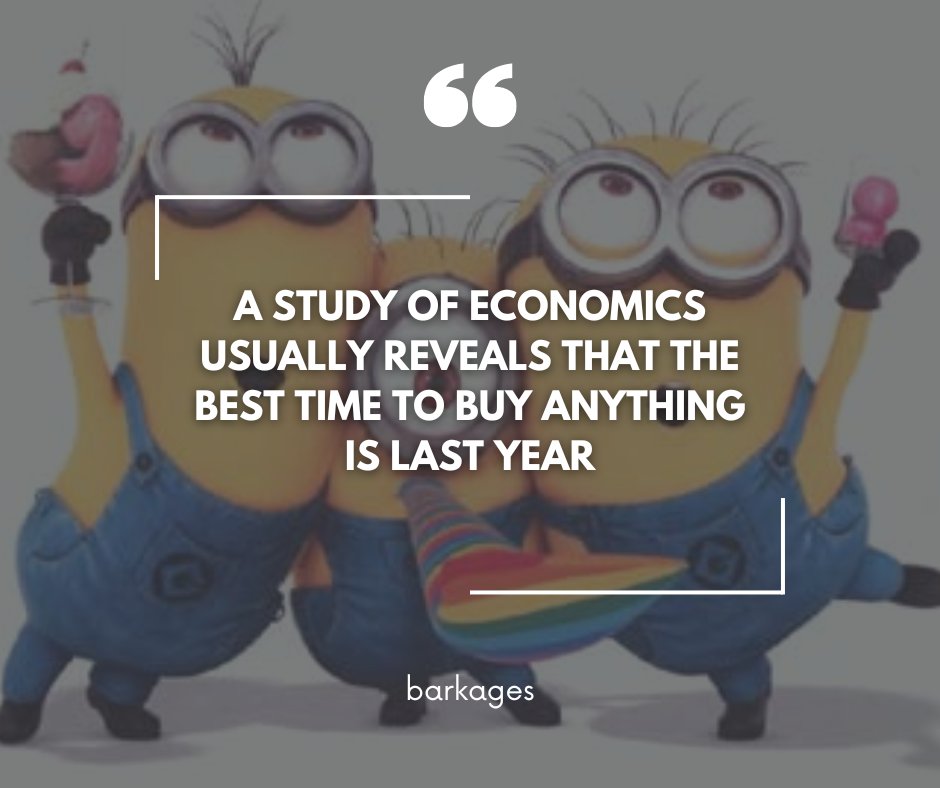 bark_ages's tweet photo. A study of economics usually reveals that the best time to buy anything is last year

#funnyquotes #funnymemes #funny #memes #funnyvideos #meme #memesdaily #funnyshit #quotes #funnymeme #fun #funnyposts #love #comedy #dankmemes #follow #instagram #jokes #lifequotes #explorepage https://t.co/Iy8qCuU6yC