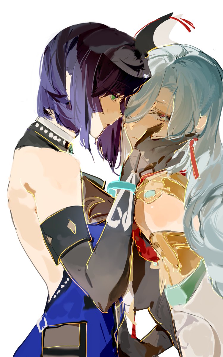 yukinik4's tweet photo. day 77 - "look at me?"

#100日チャレンジ #shenlan #genshinimpact https://t.co/Mvt5NoHPGd