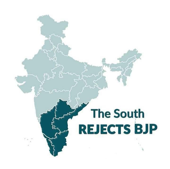 DrDatta01's tweet photo. #SouthIndia bids good-bye &amp; shows #BJP the exit door,

The rest of the nation should take notes &amp; do the same. https://t.co/lBJyKrLK5z