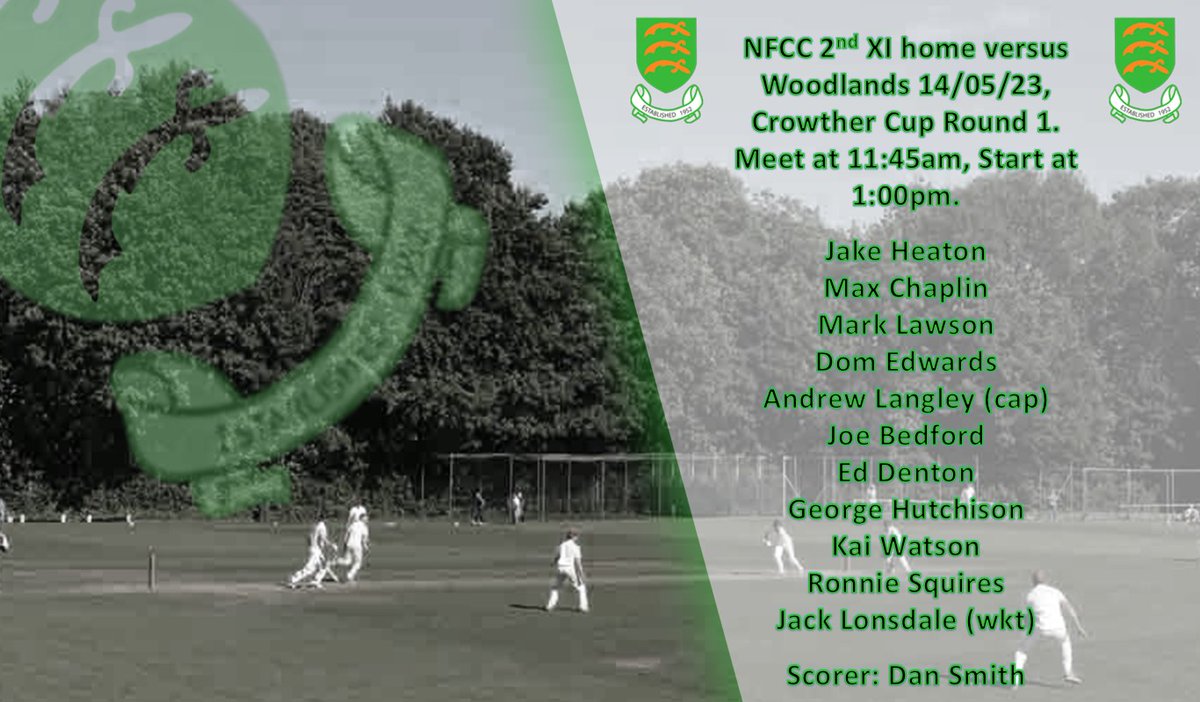 This weekend's <a href="/bclcricket/">Gordon Rigg Bradford Premier League</a>, <a href="/dalesccl/">Dales Council Cricket League</a> and <a href="/HWCup/">HWCup</a> Crowther Cup teams:
