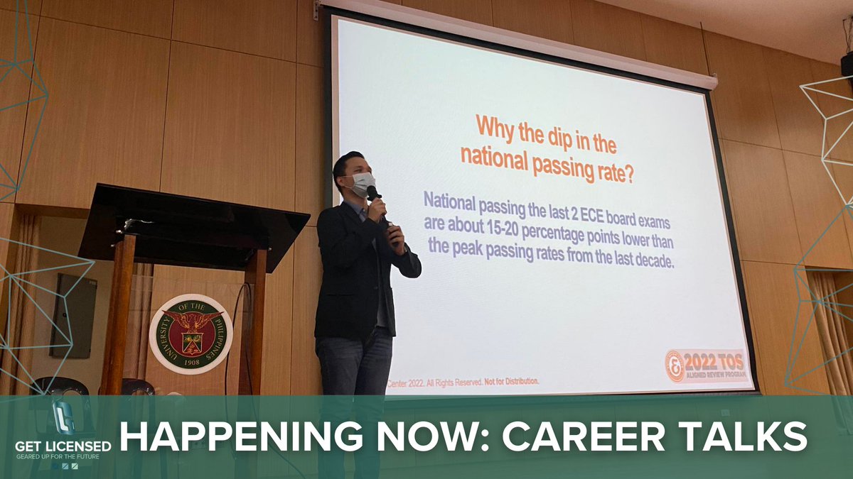 upiecep's tweet photo. [GL 2023 Updates]
Our second speaker for this afternoon is Engr. Jaime Tiong from Excel Review Center. Get enlightened as he explains how the pandemic influenced the conduct of licensure exams. https://t.co/d9vn7OGJiB