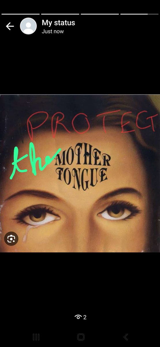 ADsingh2's tweet image. Save the mother tongue; Save the culture. Your MOTHER TONGUE  is your IDENTITY .