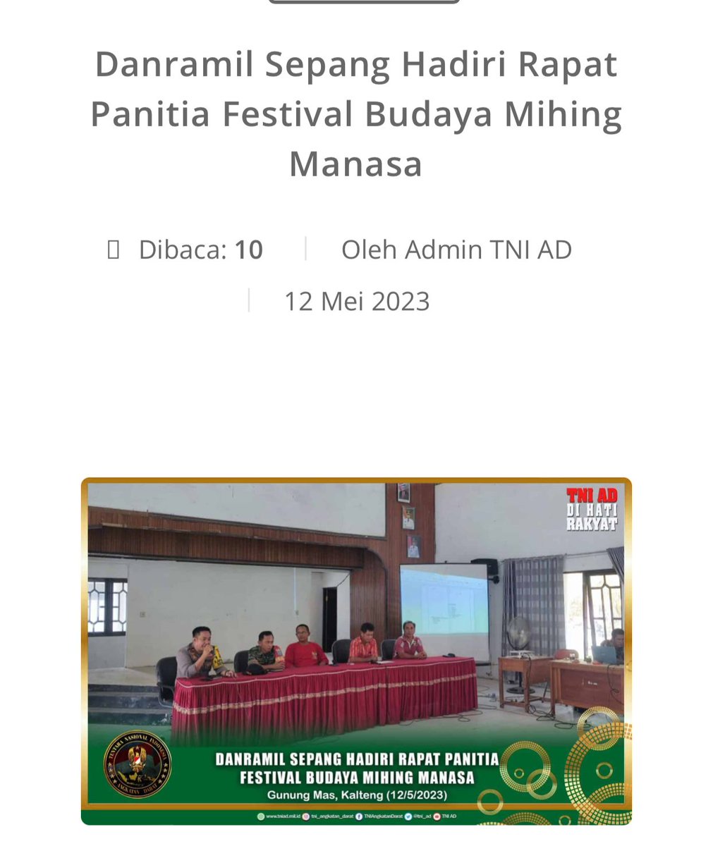 Ihsanmanss's tweet photo. Danramil 1016-03/Sepang Letda Inf Hairullah mengatakan, pihaknya bersama Polsek Sepang siap mendukung penuh dalam hal pengamanan

@Ngopibareng_DAR 

Angkatan Darat Di Hati Rakyat
Kasad Dudung Abdurachman https://t.co/pRDcl8YZXT