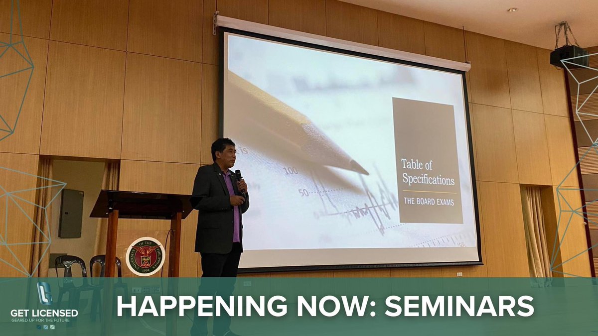 upiecep's tweet photo. [GL 2023 Updates]
Get Licensed opens the floor to Engr. Enrico Claro Delmoro, a member of the Professional Regulatory Board of Electronics Engineering. Join us for his talk on the table of specifications for the ECE board examinations. https://t.co/jWUyLtIB7G