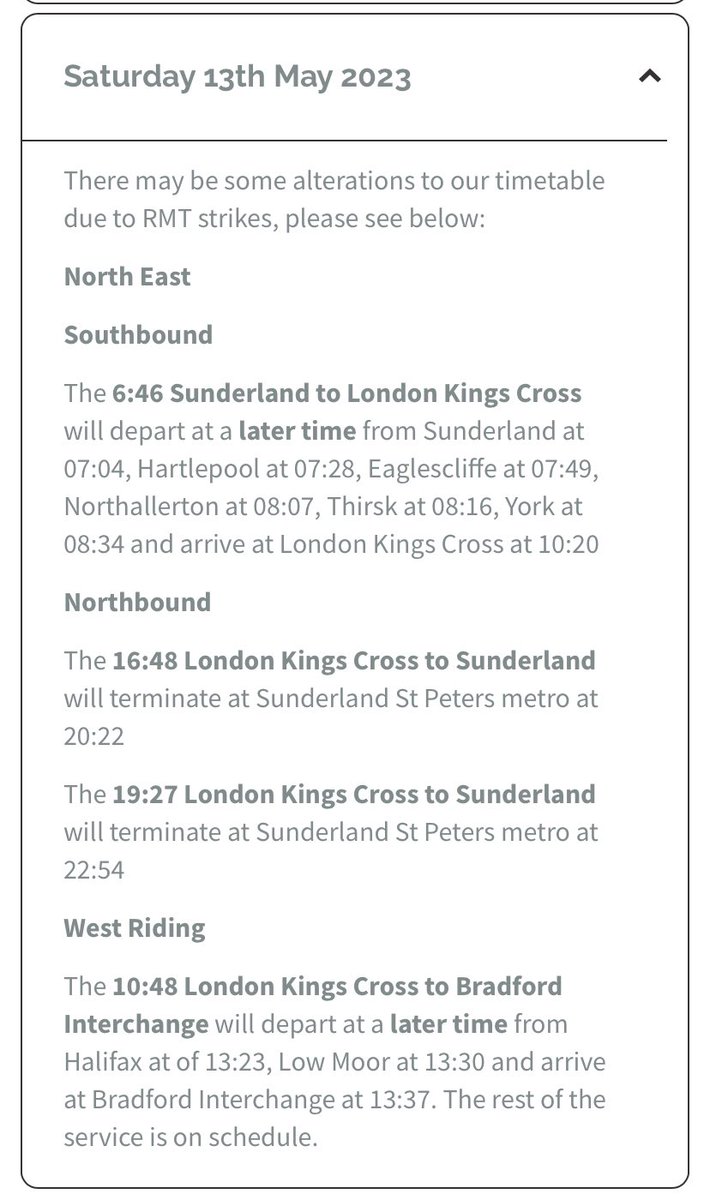 MarcSilverside's tweet photo. @GC_Rail Which is correct.. and which GC Bradford trains ARE running today?! Just the 4.27pm? https://t.co/pltGZ7KRtK