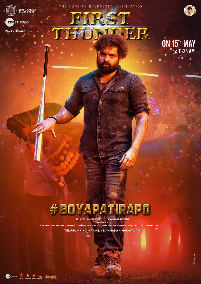 RAPOFanTrends's tweet photo. @SS_Screens @ramsayz @sreeleela14 @MusicThaman @srinivasaaoffl @detakesantosh @StunShiva8 Evadosthaado Randra 💥🤙

#BoyapatiRAPO https://t.co/UvY15cZ6NQ