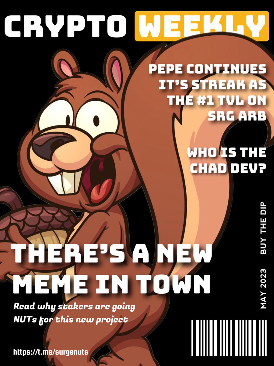 There’s a new meme coming to @surgeprotocol #NUT #CHAD