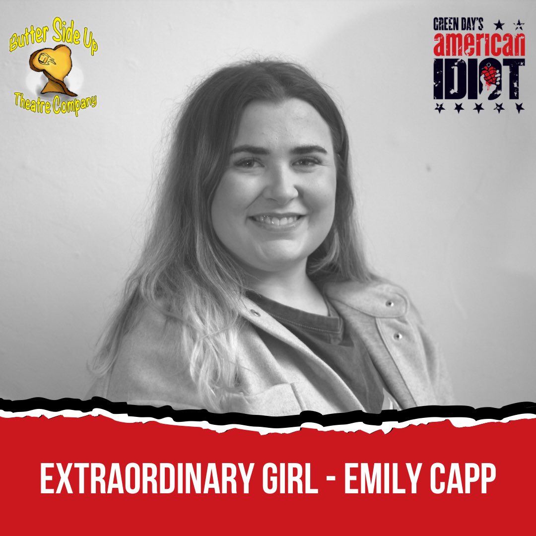 ButterSideUpTC's tweet photo. Donβt miss the powerhouse performance of Emily Capp as the Extraordinary Girl in Green Dayβs AMERICAN IDIOT
π
14th & 15th July 2023
π The Leadmill, Sheffield
ποΈ Tickets from Β£15
#Leadmill #Sheffield #SheffieldIsSuper #GreenDay #AmericanIdiot #Musical #Theatre #ButterSideUp https://t.co/BatxJGBk0J