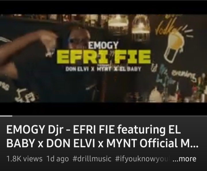 Mediaconnectgh_'s tweet photo. Wow 1.8k less than 2days we can’t love u guys less I appreciate ur support let’s keep on streaming on YouTube 🙏🏿❤️
#EfriFie ft @Don_Elvi
OUT NOW 🎬🔥
https://t.co/k1GUF9eyLh
#Ifuknwuknw @emogy_djr #dropjamsrecord #epsoon https://t.co/OvU5gG0orB