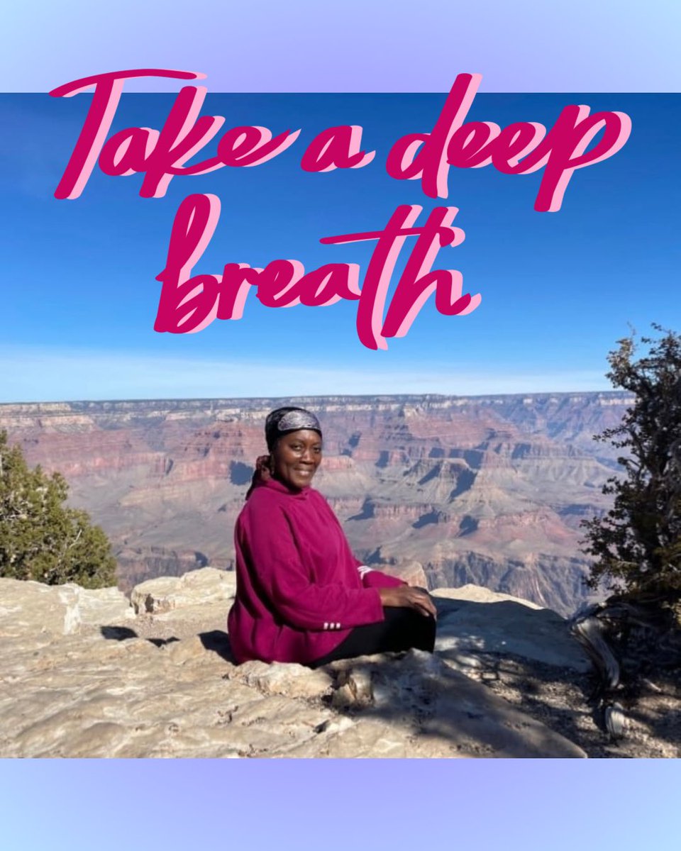 akuyoegraham's tweet photo. Take a moment to BREATHE... Flashback to my trip the the Grand Canyon 🌄💫💭 #MamaAkuyoe #Thriving https://t.co/m902O4YLnp