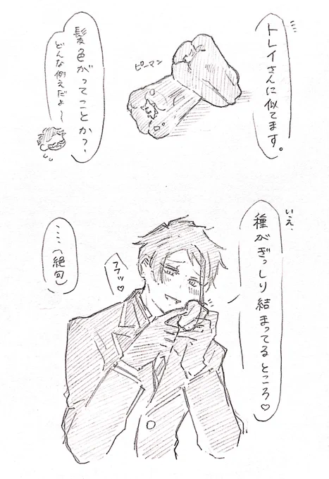 パプリカより🫑が好き〜 なんでもないトレジェイ