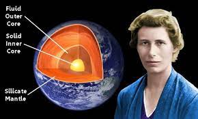 Rainmaker1973's tweet photo. Born #Today in 1888, Inge Lehmann was the first true female geophysicist in the world. She discovered that the Earth has a solid inner core inside a molten outer core, identifying the Lehmann Discontinuity in the seismic structure of the Earth [read more: https://t.co/IaoSrwjxq0] https://t.co/oXhr9k7wgb