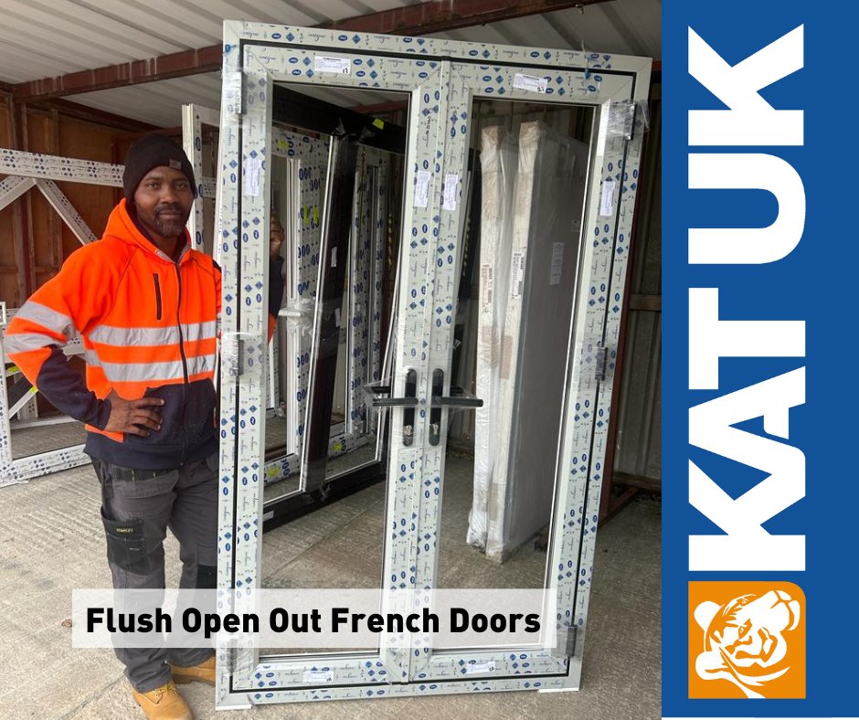 Another Little Beauty from KAT ...
Flush Sash, Open Out, French Double Doors... using #VEKA #Halo profiles.
Skilfully manufactured and ready to be delivered.

KATUK.co.uk
#TradeFrames #Doors #DoubleDoors #FrenchDoors