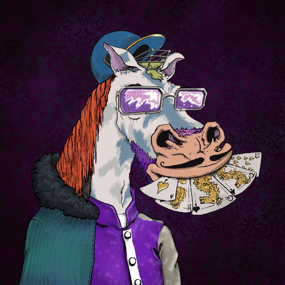 SalesFrh's tweet photo. Filthy Rich Horse #01747 with Mouth: Royal Flush (2.21%) sold on https://t.co/cSvvdcaLeb for a collection offer of ₳45 ($16.50) https://t.co/qyHJncCs7X
