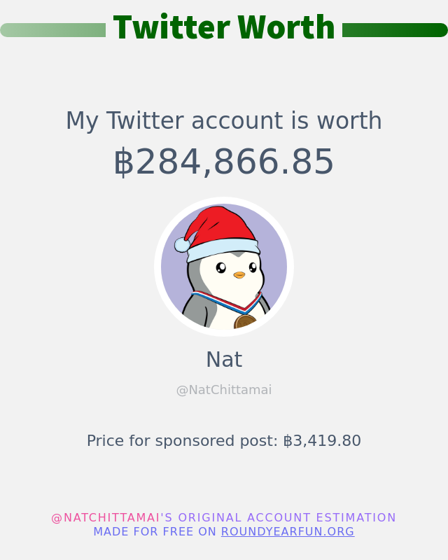 Nat 聖誕版 tweet media