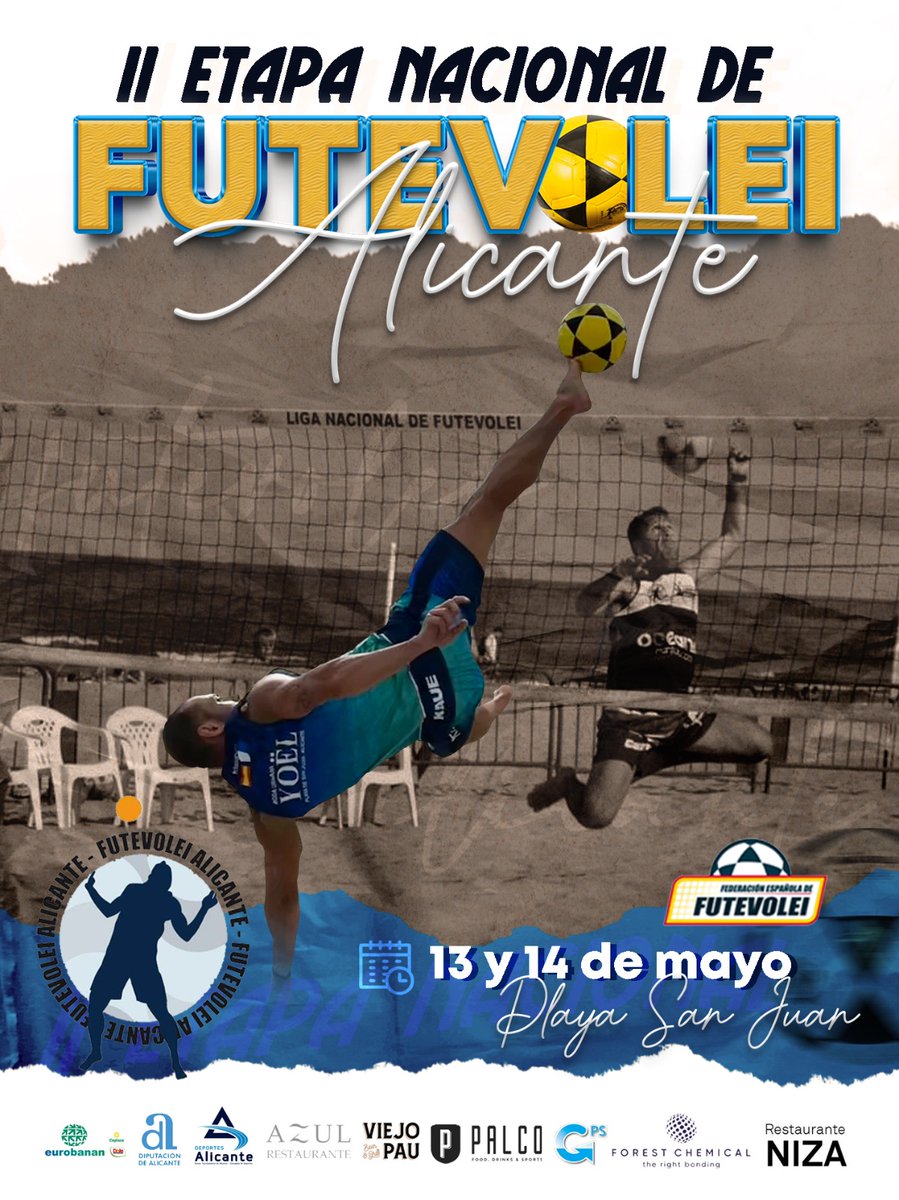 La arena 🔥 nos espera

Juanito López y Facu Silva 🐸 (<a href="/FacundoSilva22/">Facu Silva</a>) arrancan hoy su participación en el Nacional de Futvolei, en busca de un nuevo título 🏆

🆚️ Hoy se miden a las parejas Barrera-Segura, Pagola-García y Flavio Barros-David

#OrgullGranota 🔵🔴