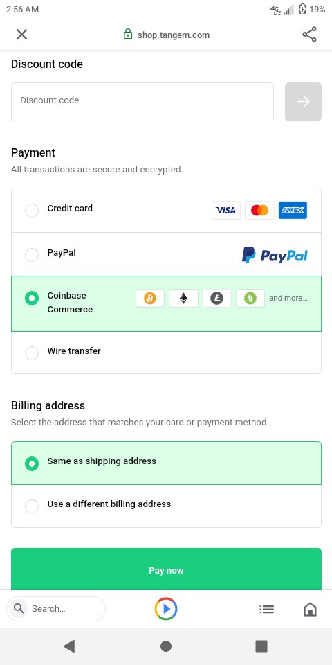 TheBus37643251's tweet photo. Awesome part is you will be able to purchase a hardware wallet from @Tangem using your @Shibtoken via @CommerceCB ! Only $43 USD for two NFC cards ! https://t.co/2yDXQkZsEB