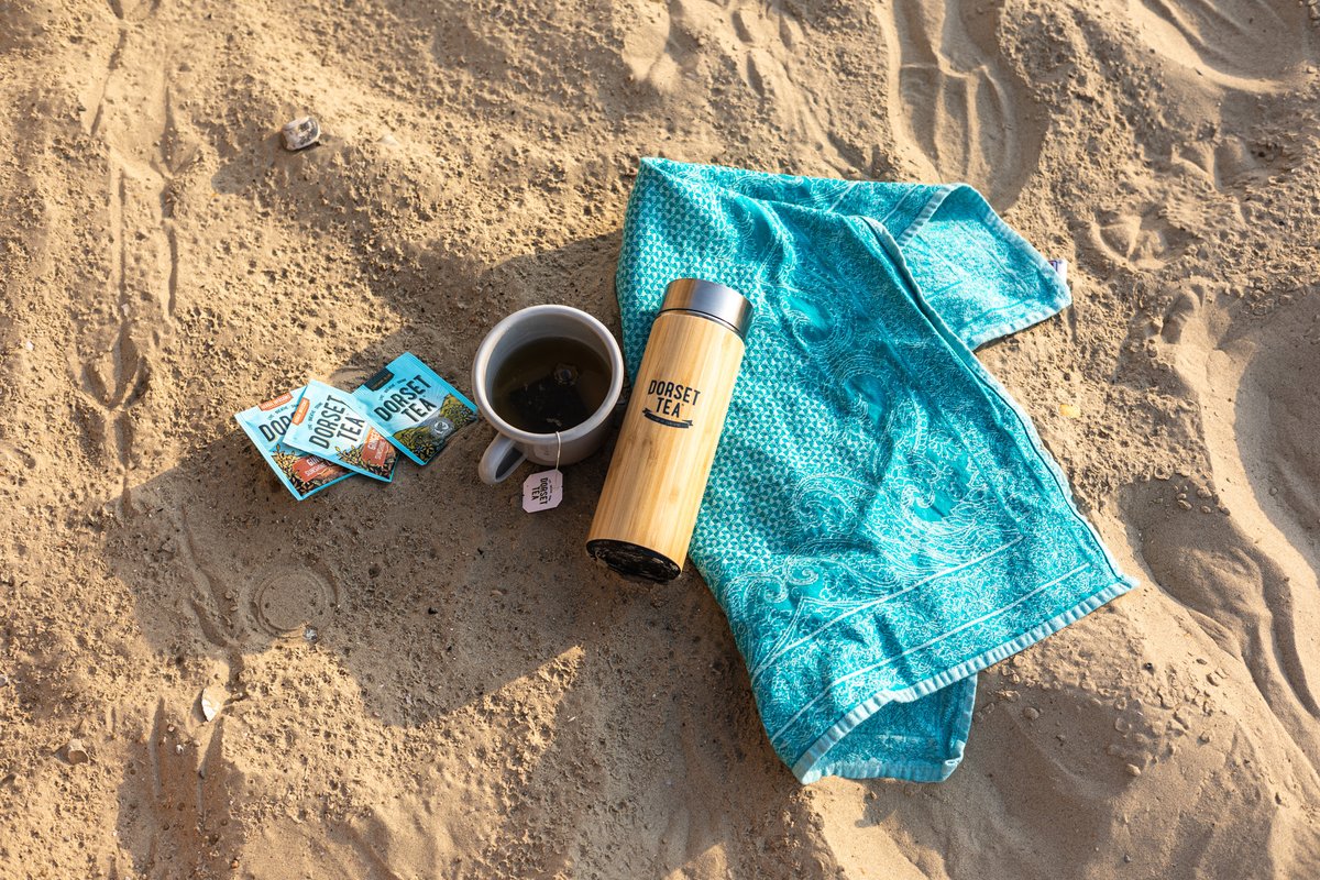 Are you sea dipping today? It's definitely still chilly enough to need a lovely warming cup of sunshine after your swim! Don't forget to pack the essentials!