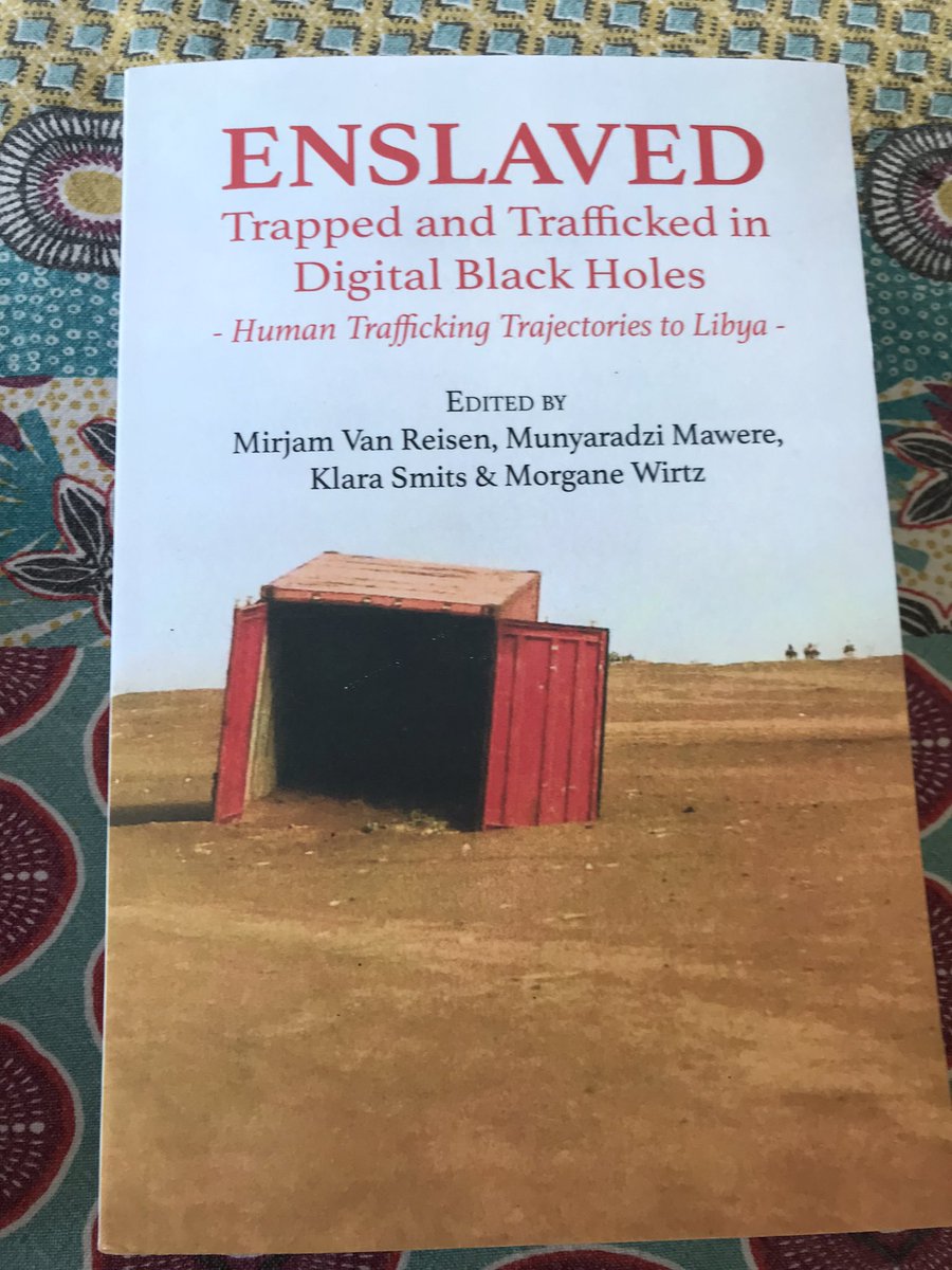 mvreisen's tweet photo. The book “Human Trafficking in Libya” in print on the table. Great assistance by publisher Bamenda in Cameroon. They did once again an amazing job. You will find 790 pages of detailed and precise analysis on slavery perpetrated today. https://t.co/PjHPS33PdT
