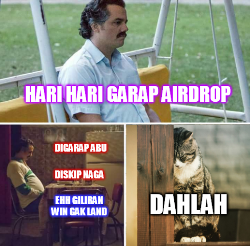 catalystbeto's tweet photo. @cryptoscopeid #MemeContest #MemeCS
Lelah airdrop https://t.co/P5mxEehkQz